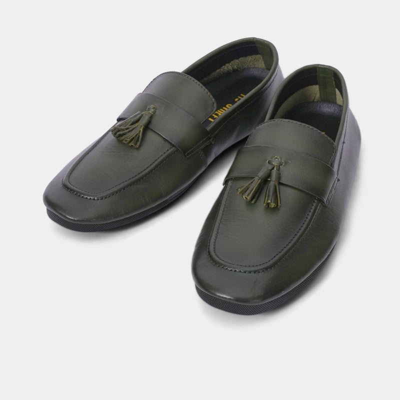 SOFT LEATHER SHOES WITH TASSEL - Hi-Street