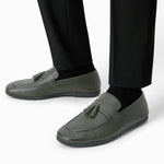 SOFT LEATHER SHOES WITH TASSEL - Hi-Street