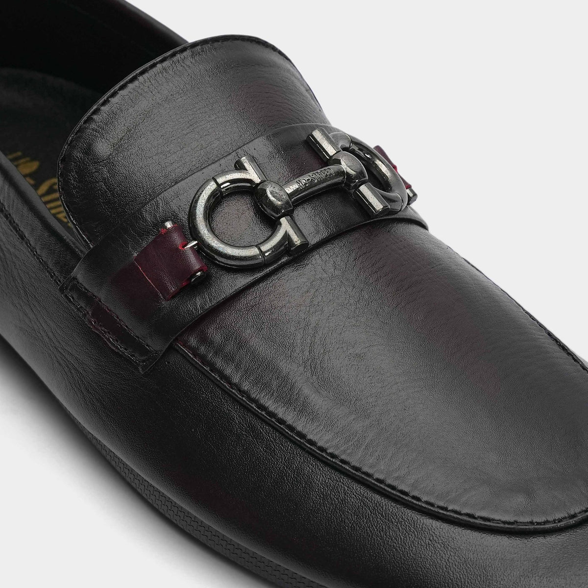 SOFT PLAIN LEATHER BUCKLE SHOES - Hi-Street