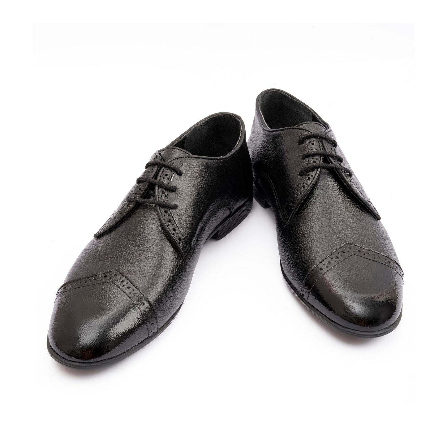 SPLIT LEATHER BROGUE SHOES - Hi-Street