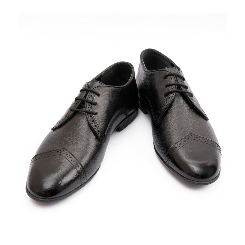 SPLIT LEATHER BROGUE SHOES - Hi-Street