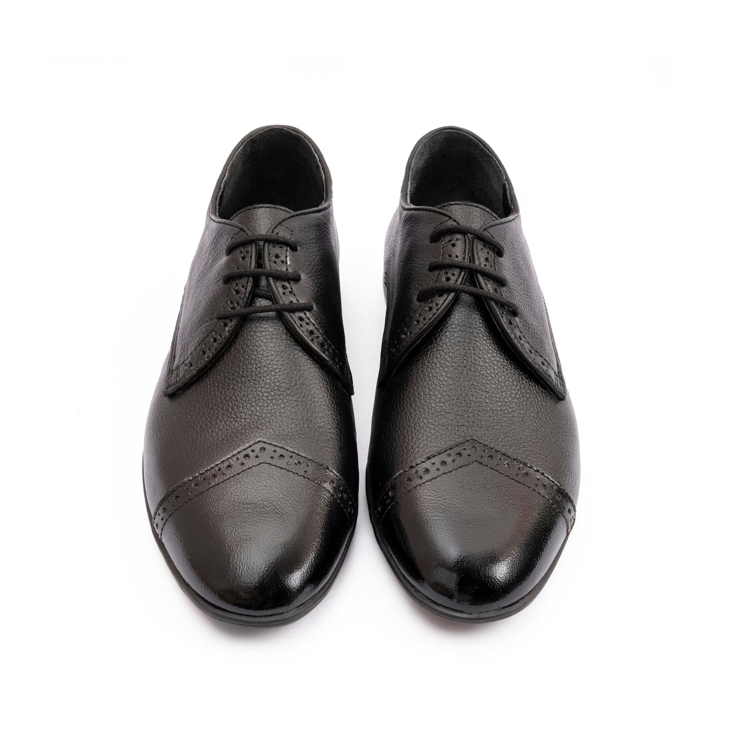 SPLIT LEATHER BROGUE SHOES - Hi-Street