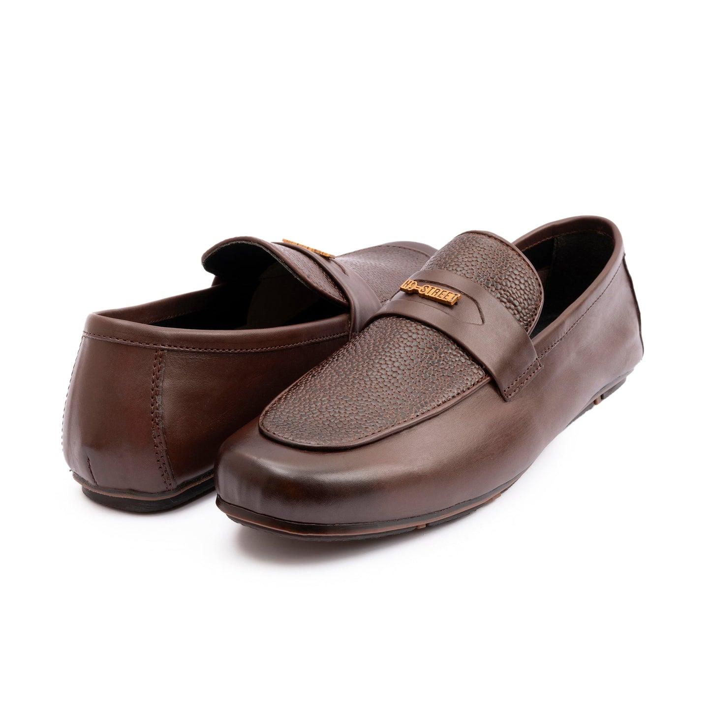 SPLIT LEATHER CLASSIC MOCCASIN - Hi-Street