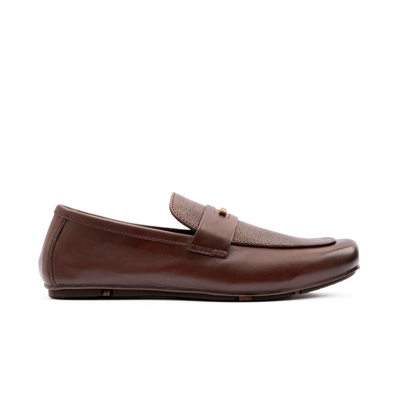 SPLIT LEATHER CLASSIC MOCCASIN - Hi-Street