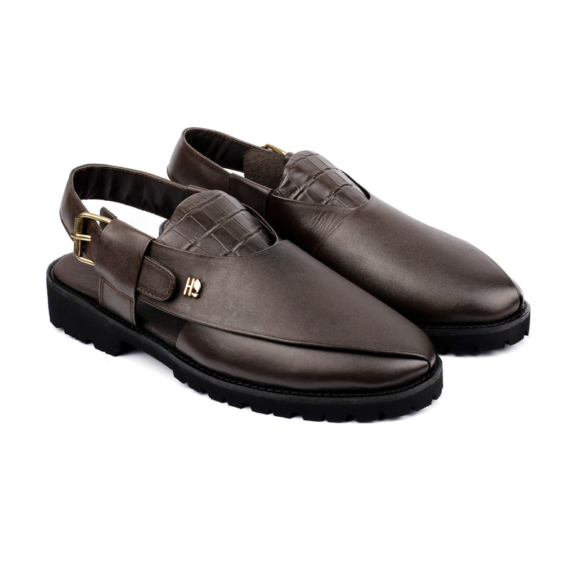SPLIT LEATHER COMFORT SANDAL - Hi-Street