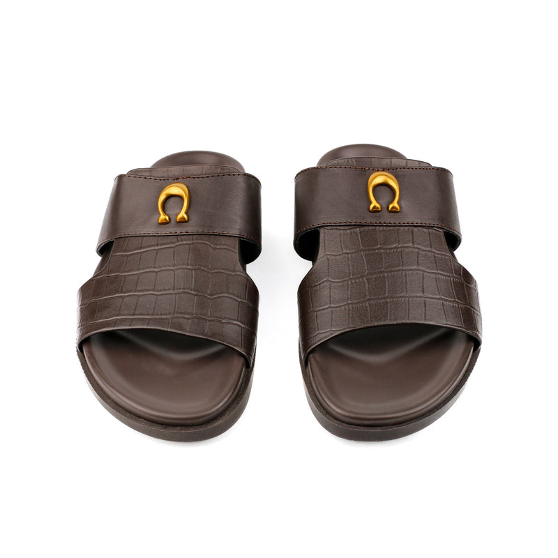 SPLIT LEATHER COMFORT SLIPPER - Hi-Street