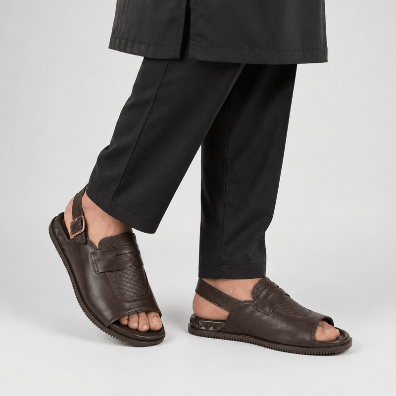 SPLIT LEATHER EVA SANDAL - Hi-Street