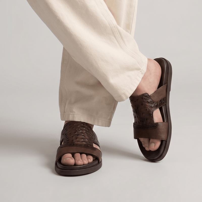 SPLIT LEATHER EVA SLIPPER - Hi-Street