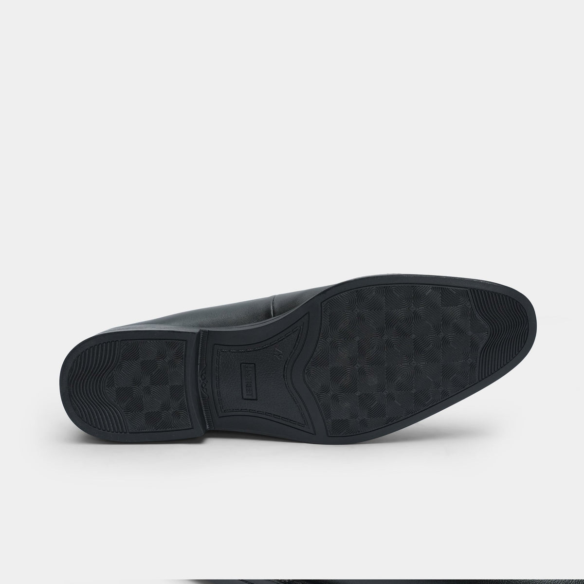 SPLIT LEATHER LACE UP BLACK SHOES - Hi-Street