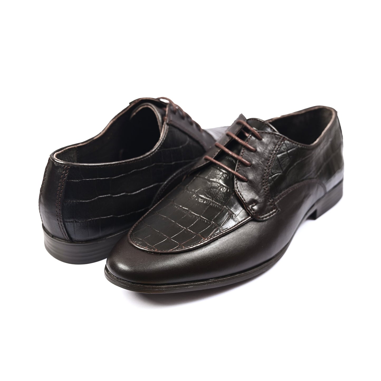 SPLIT LEATHER LACE UP SHOES - Hi-Street