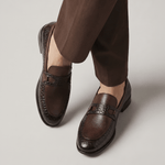 SPLIT LEATHER TEXTURED SHOES - Hi-Street