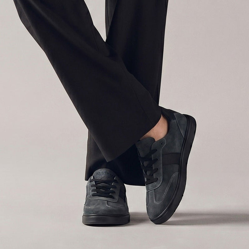 SPLIT SUEDE LEATHER SNEAKER - Hi-Street