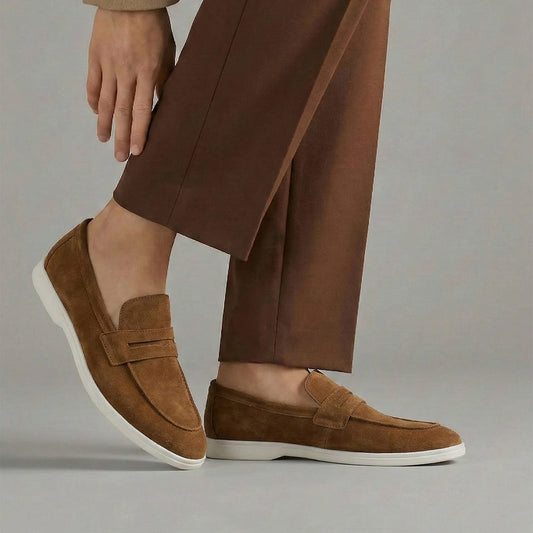 SUEDE LEATHER COMFORT LOAFER - Hi-Street