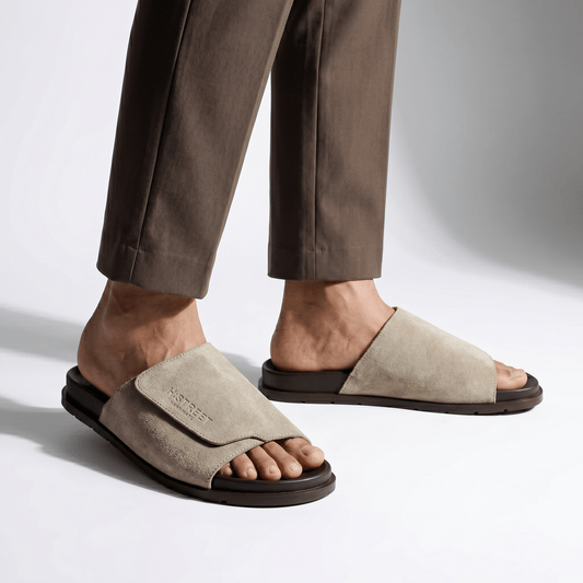 SUEDE LEATHER COMFORT SLIPPER - Hi-Street