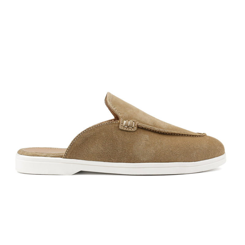 SUEDE LEATHER COMFY MULE - Hi-Street