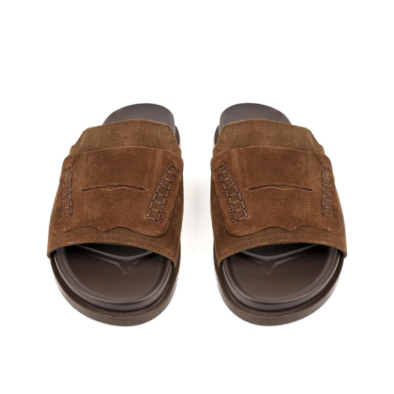 SUEDE LEATHER COMFY SLIPPER - Hi-Street