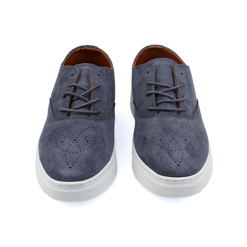 SUEDE LEATHER LACE UP SNEAKER - Hi-Street