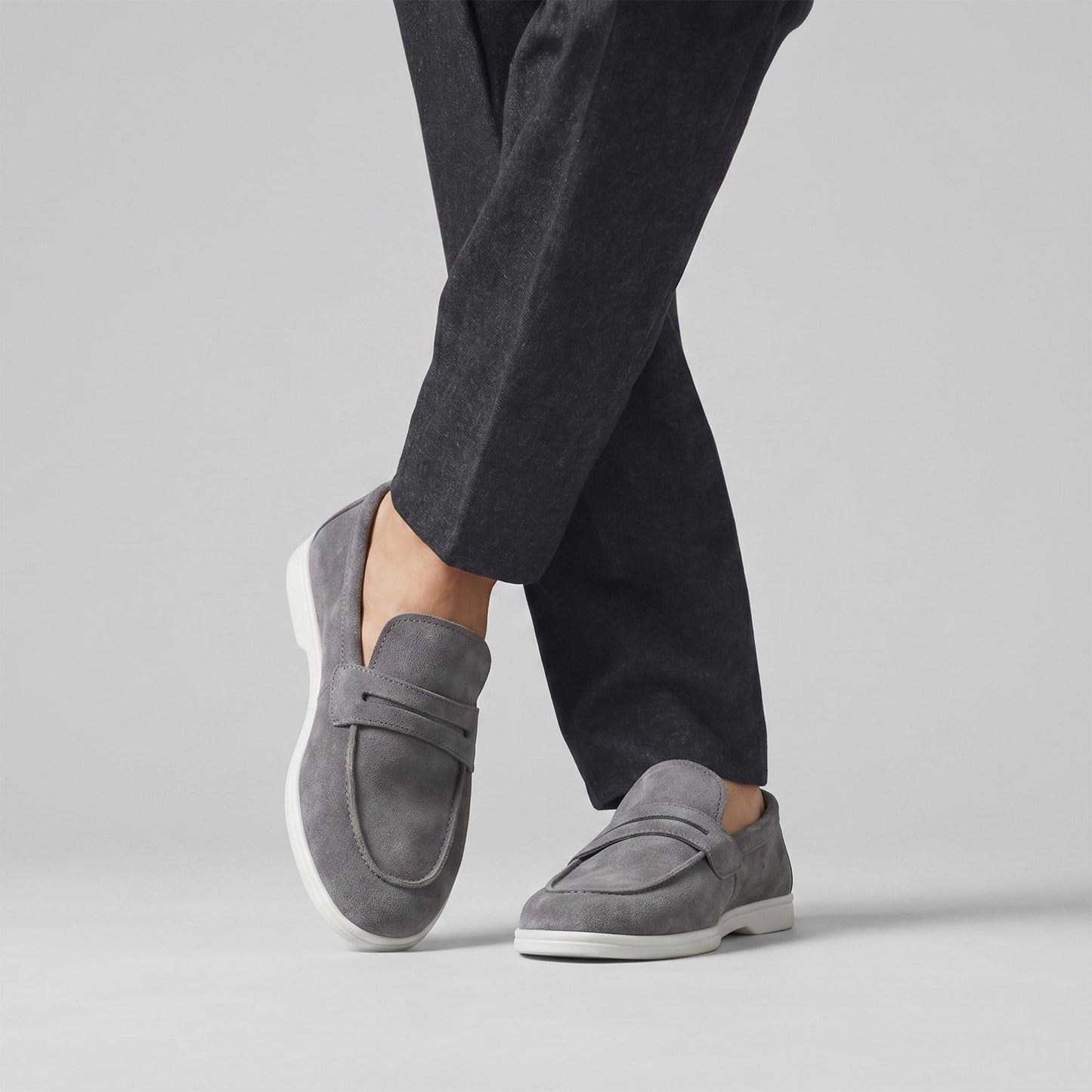 SUEDE LEATHER LOAFERS - Hi-Street