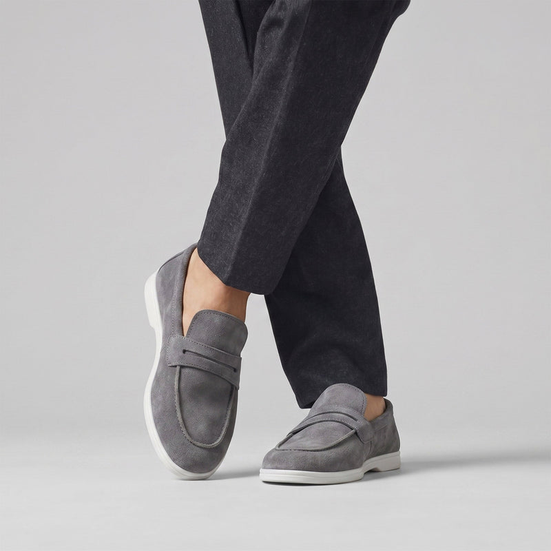 SUEDE LEATHER LOAFERS - Hi-Street