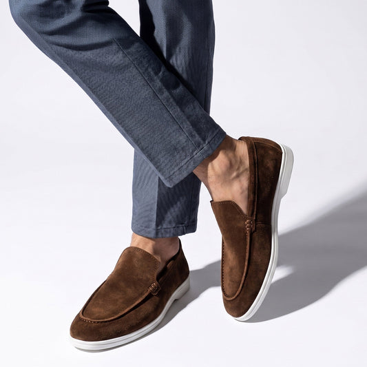 SUEDE LEATHER LOAFERS - Hi-Street