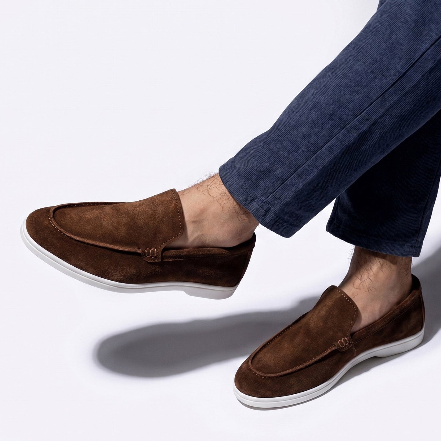 SUEDE LEATHER LOAFERS - Hi-Street