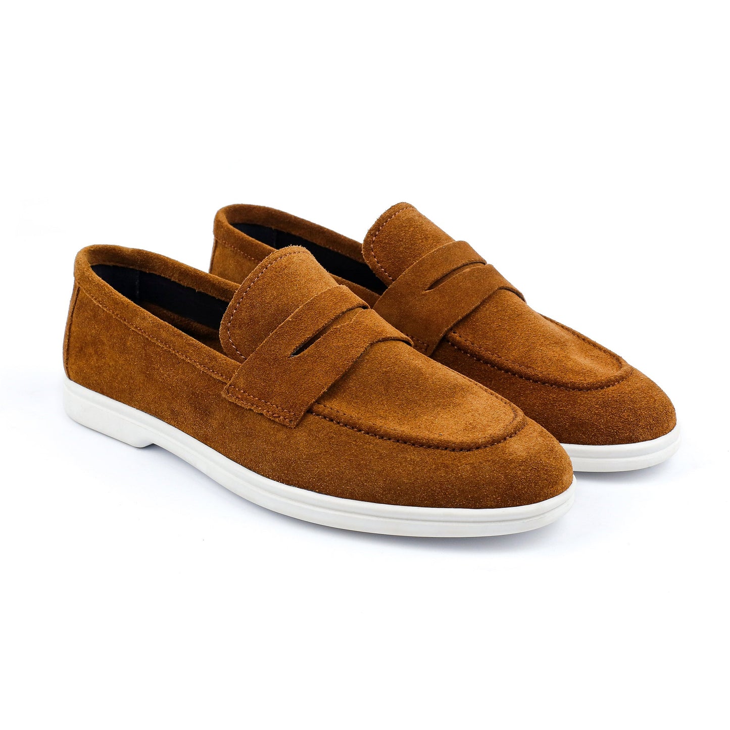 SUEDE LEATHER OLD MONEY SHOES - Hi-Street