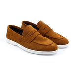 SUEDE LEATHER OLD MONEY SHOES - Hi-Street