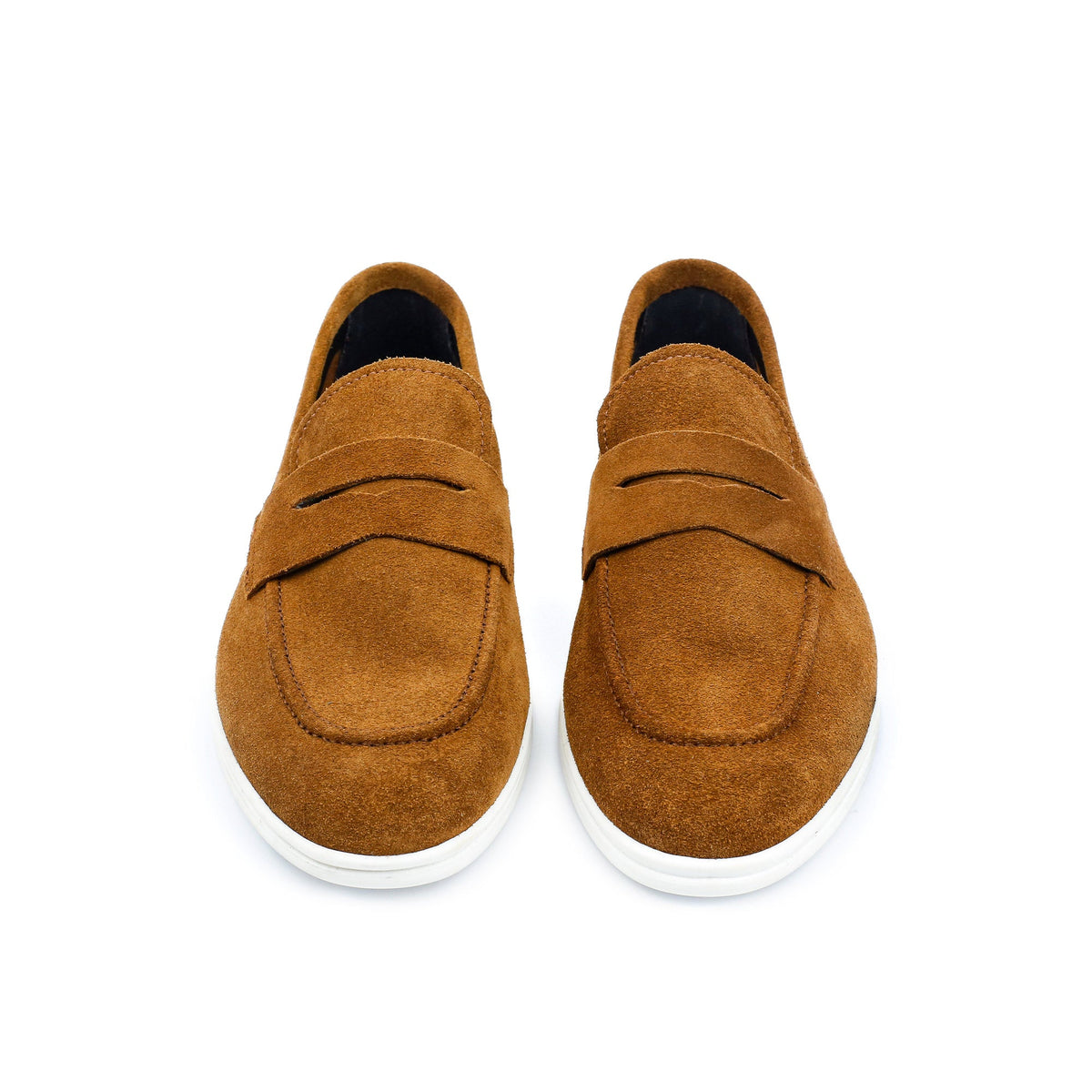 SUEDE LEATHER OLD MONEY SHOES - Hi-Street