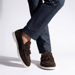 SUEDE LEATHER TASSEL LOAFER - Hi-Street