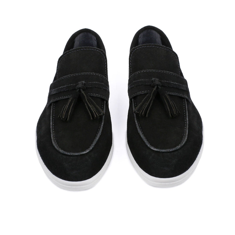 SUEDE LEATHER TASSEL SHOES - Hi-Street