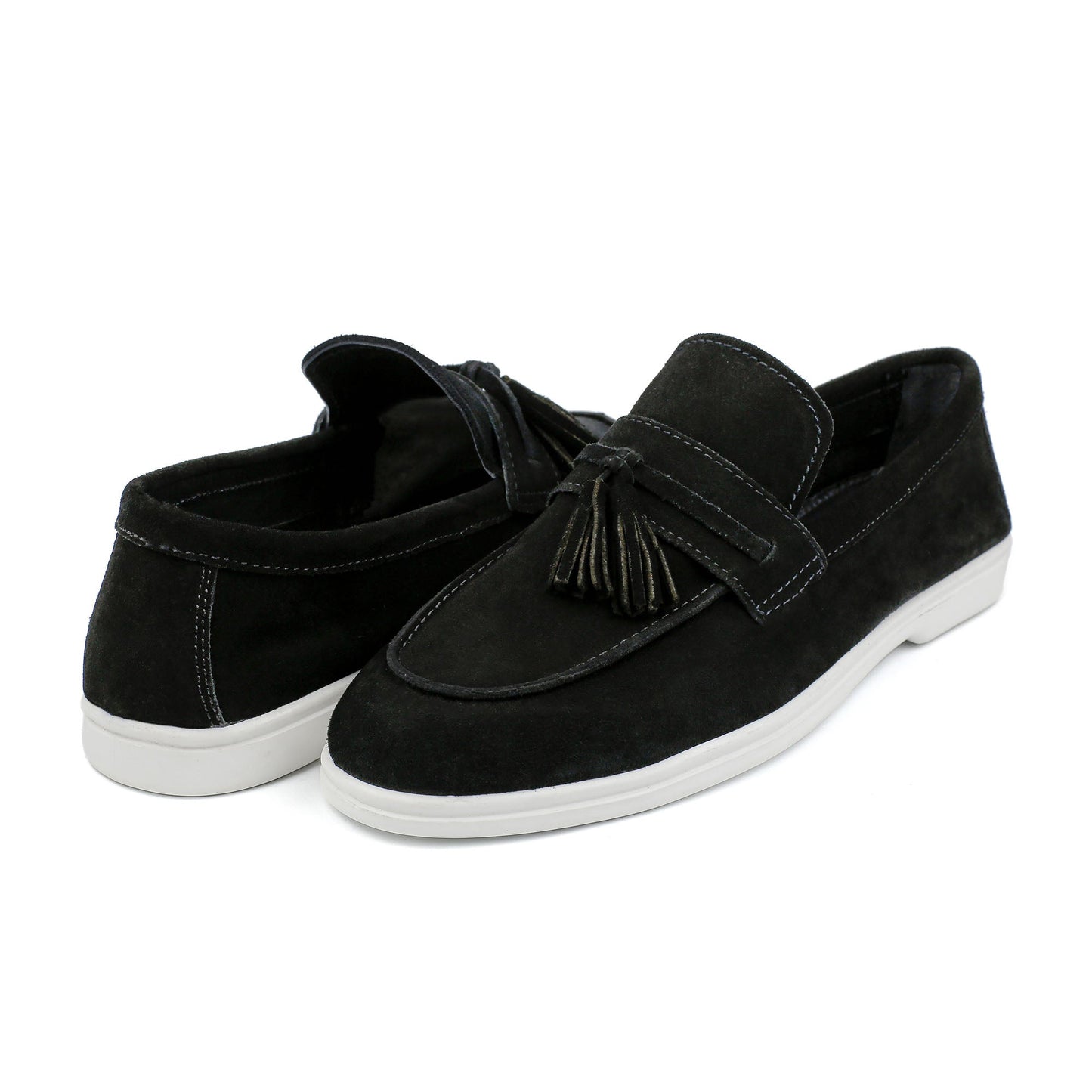 SUEDE LEATHER TASSEL SHOES - Hi-Street