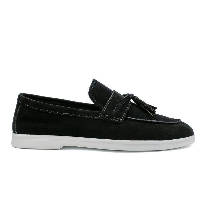 SUEDE LEATHER TASSEL SHOES - Hi-Street