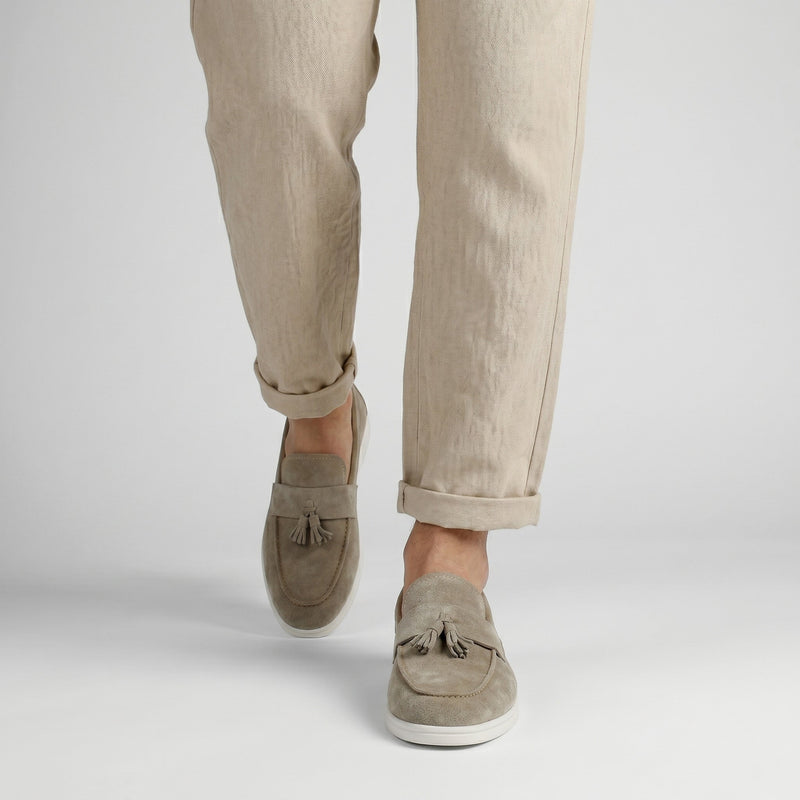 TASSEL SUEDE LEATHER SHOES - Hi-Street