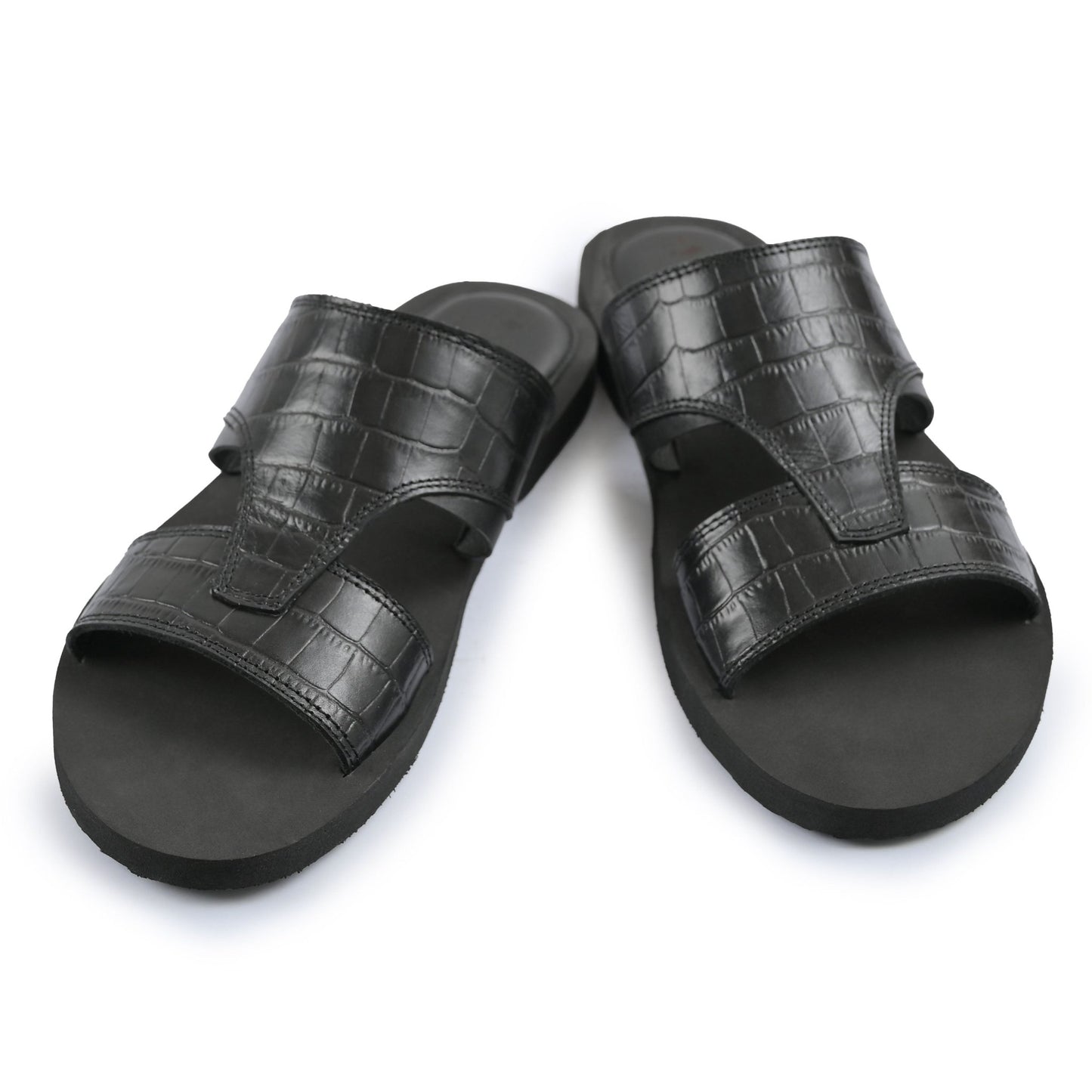 TEXTURED LEATHER SLIPPER - Hi-Street
