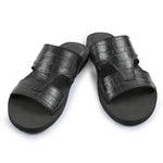 TEXTURED LEATHER SLIPPER - Hi-Street