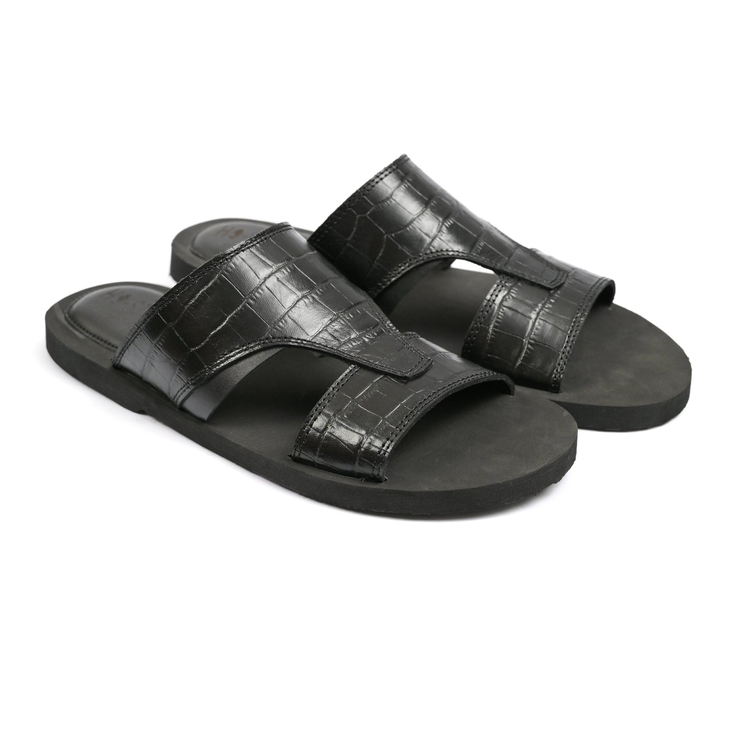 TEXTURED LEATHER SLIPPER - Hi-Street