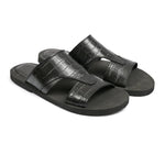 TEXTURED LEATHER SLIPPER - Hi-Street