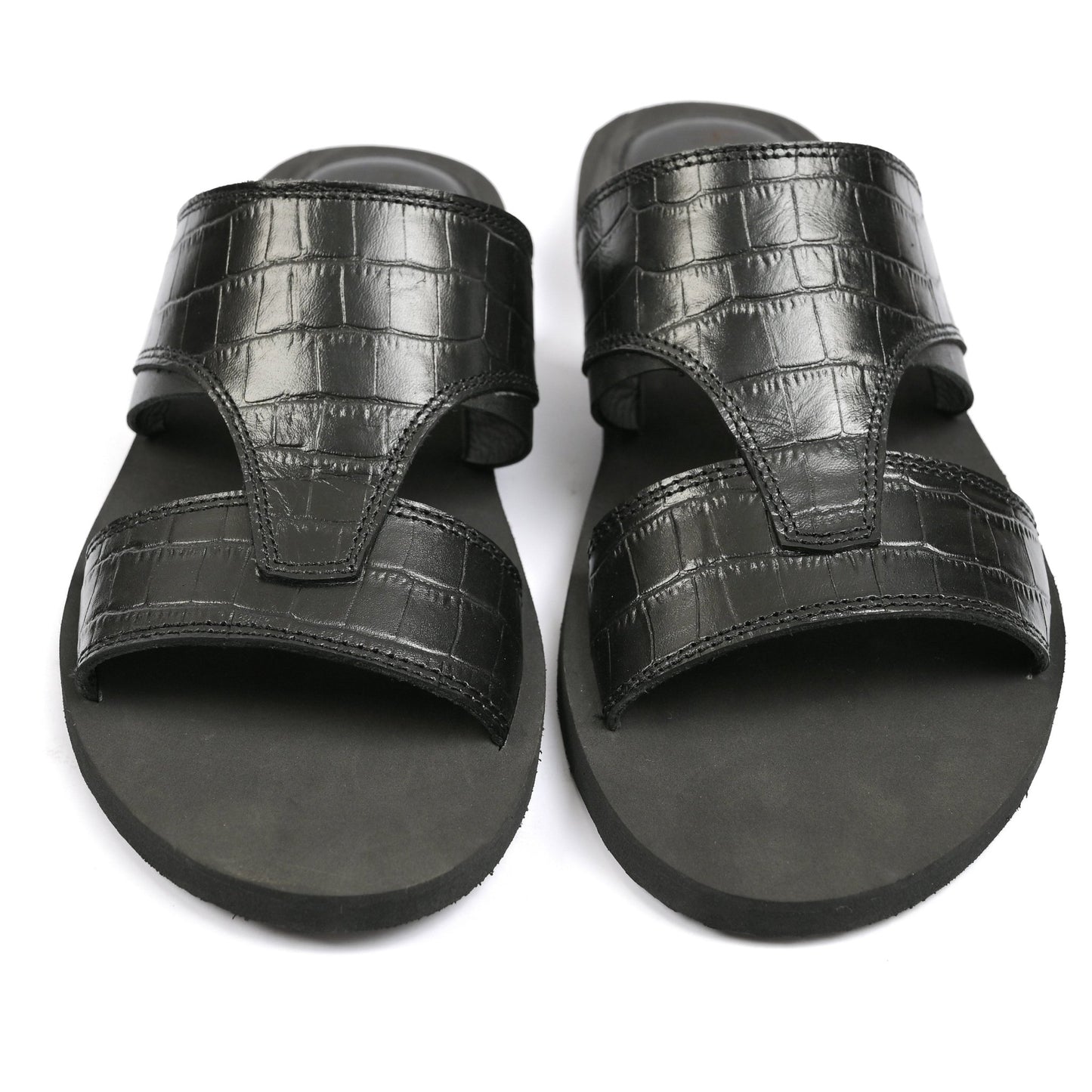 TEXTURED LEATHER SLIPPER - Hi-Street