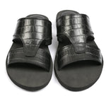 TEXTURED LEATHER SLIPPER - Hi-Street
