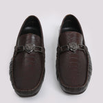 TEXTURED LOAFER WITH BUCKLE - Hi-Street