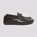 TEXTURED LOAFER WITH BUCKLE - Hi-Street