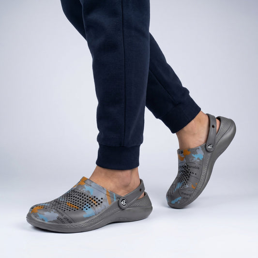 TEXTURED RUBBER CLOGS - Hi-Street