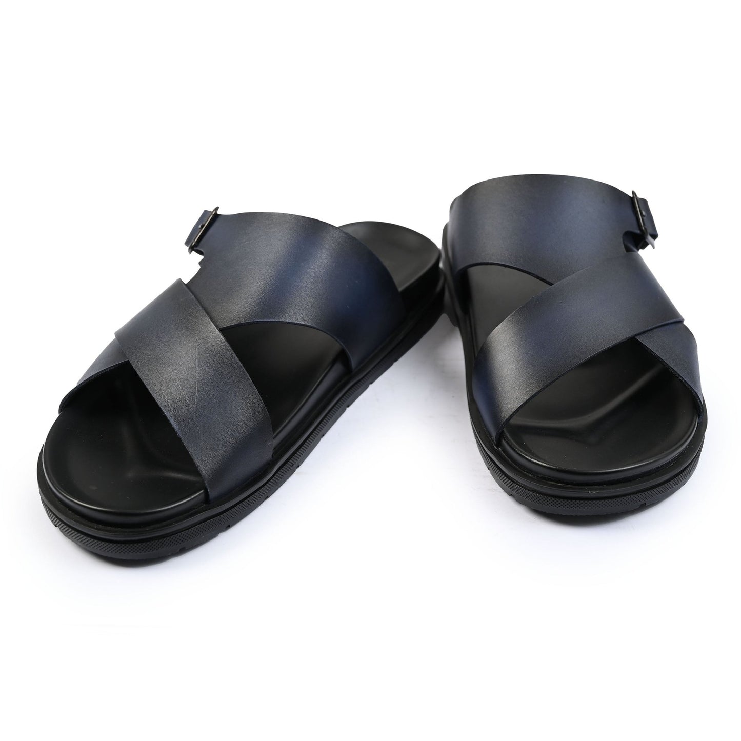 TWO TONE LEATHER EVA SLIPPER - Hi-Street