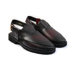 TWO TONE LEATHER SANDAL - Hi-Street