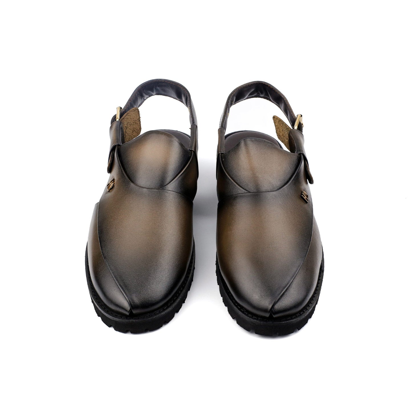 TWO TONE LEATHER SANDAL - Hi-Street