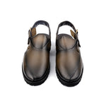TWO TONE LEATHER SANDAL - Hi-Street