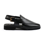 TWO TONE LEATHER SANDAL - Hi-Street