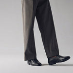 TWO TONE TEXTURED LEATHER SHOES - Hi-Street