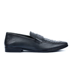 TWO TONE TEXTURED LEATHER SHOES - Hi-Street