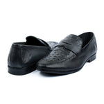 TWO TONE TEXTURED LEATHER SHOES - Hi-Street